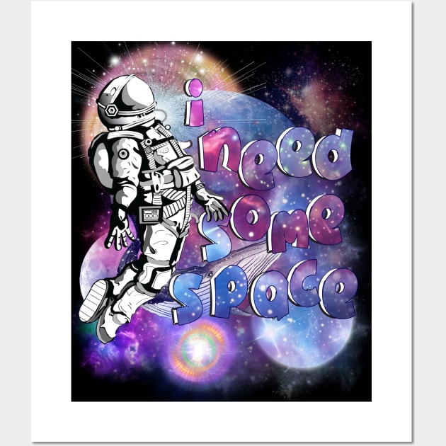 i need some space 4 Wall Art by medo art 1